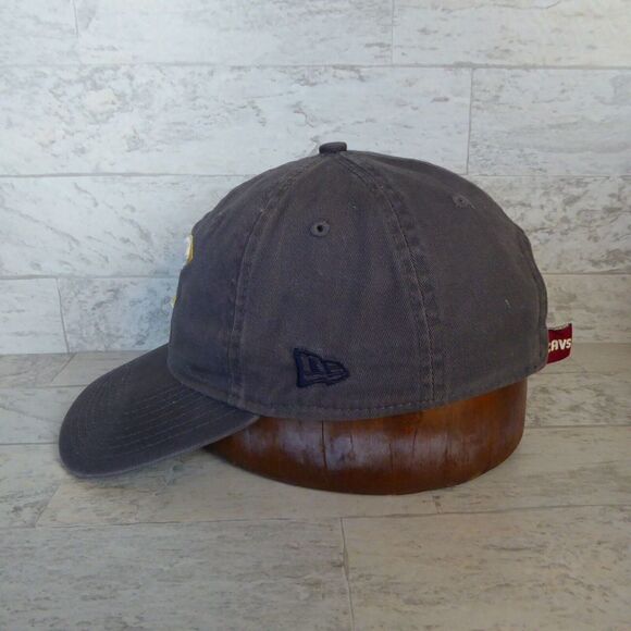 Cleveland Cavaliers Hat Gray NBA New Era 9TWENTY Strap Back Cap Adjustable - Picture 6 of 8